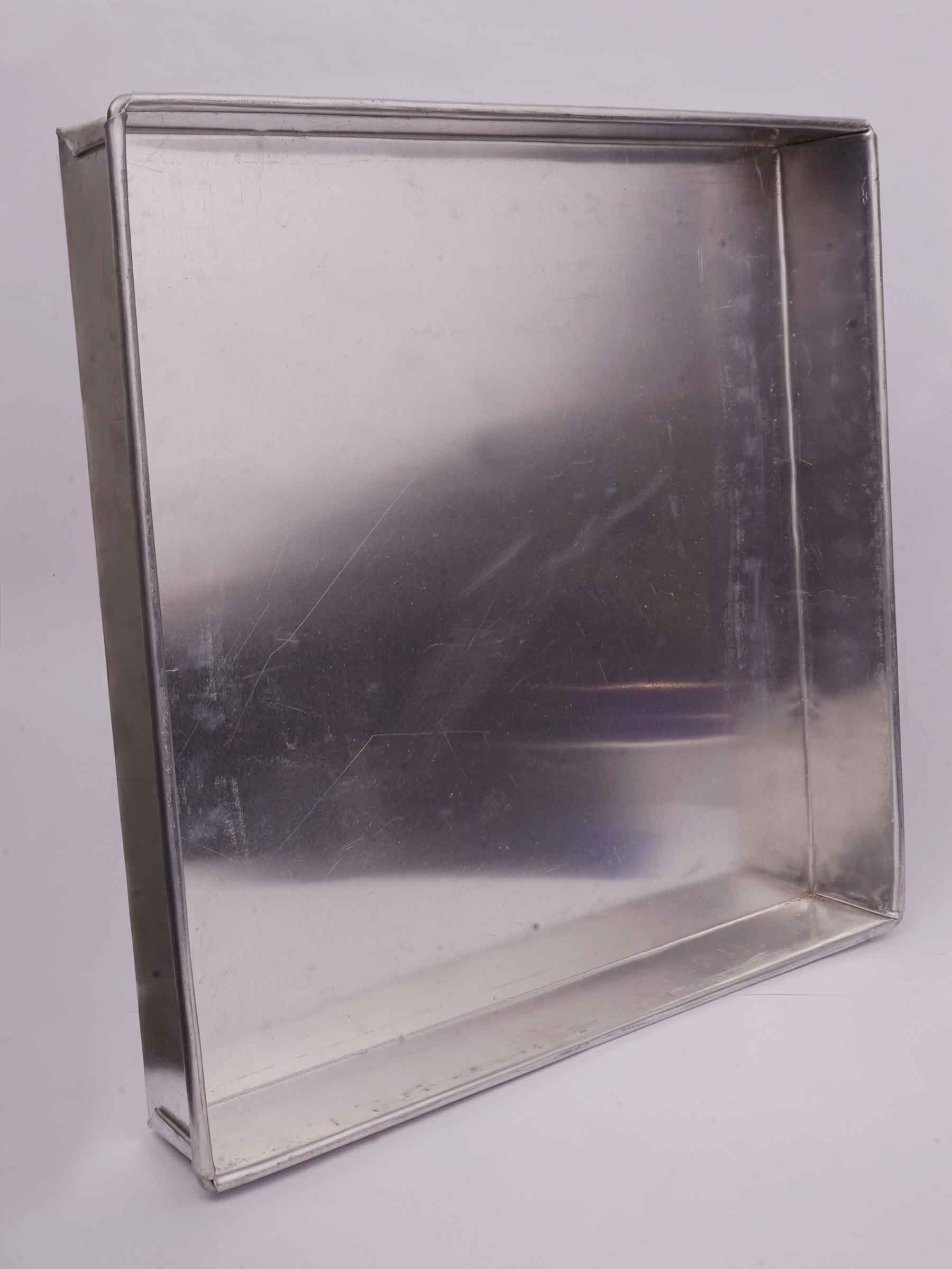 Aluminium Square Cake Mould(15 inch x 15 inch x 2.5 inch)